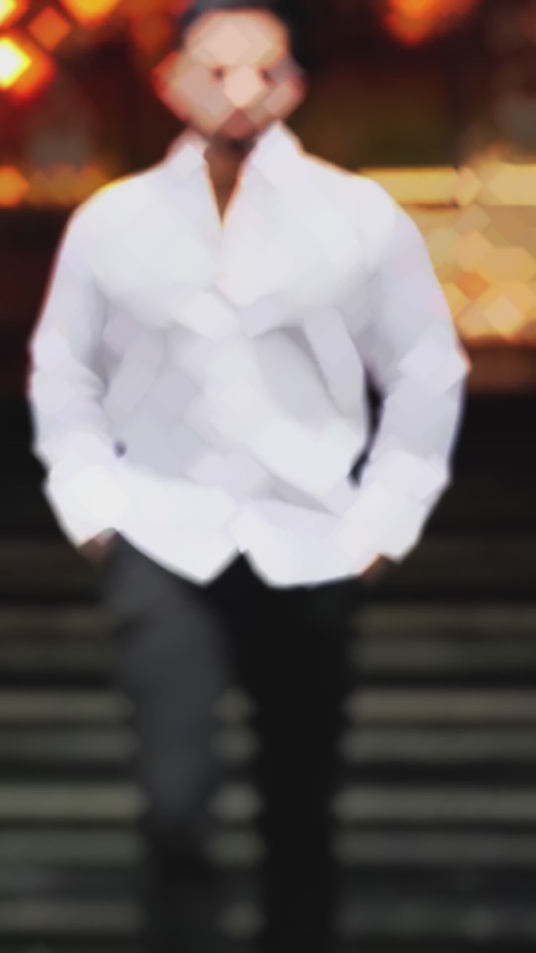 WAFFLE TEXTURE LONG SLEEVE SHIRT