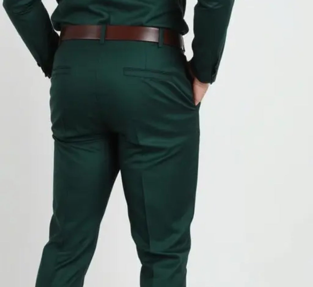 LATEST Fashion Men's Formal Green Trouser