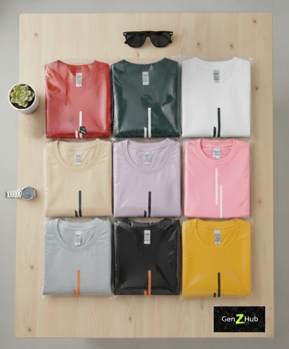 Men’s Multicolour Cotton T-Shirts | Combo (Pack of 9)