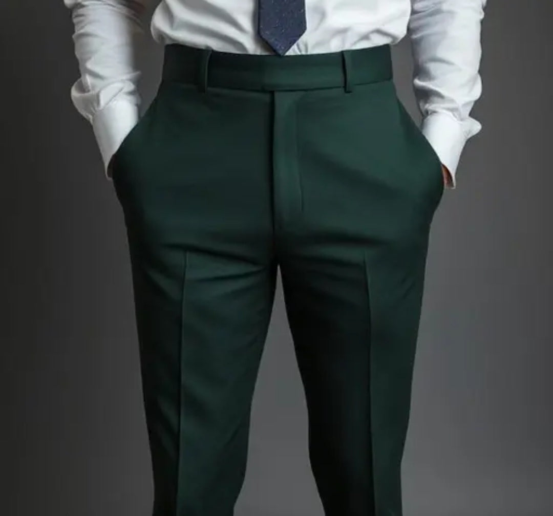 LATEST Fashion Men's Formal Green Trouser
